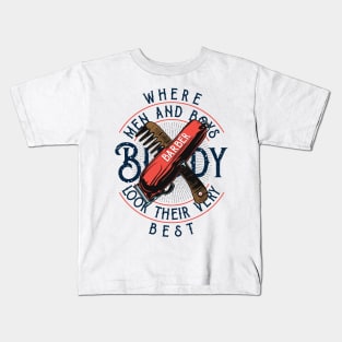 WHERE MEN AND BOYS Kids T-Shirt